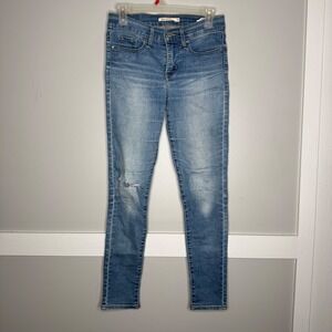 Levi's 311 Shaping Skinny Jeans Women Size 25 Blue Stretch Medium Wash